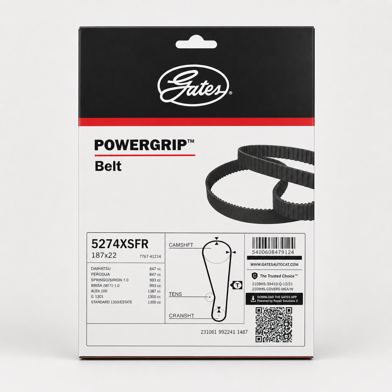 تسمه تایم پراید Power Grip gates - پراید 107x22