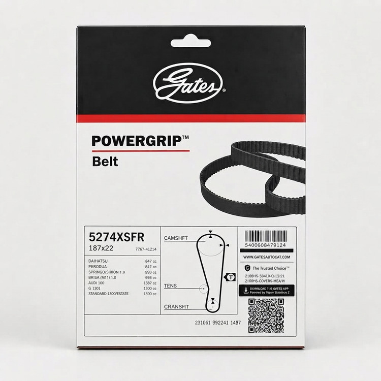 تسمه تایم پراید Power Grip gates - پراید 107x22